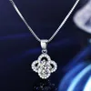 Hoge kwaliteit Klassieke 1 karaat Moissanite Verstelbare open ringen Mode charme sieraden S925 sterling zilver Verloving bruiloft Diamanten ringen dames Valentijnsdag