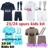 22 23 24 Spurs KIDS kit SON BERGWIJN Maglia da calcio 2023 2024 Maglia da portiere casalinga Maglia da calcio bambino LUCAS HOjbjerg ROMERO REGUILON BRYAN KULUSEVSKI KANE