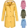 Trenchs de femmes manteaux femmes vêtements vent pluie forêt veste pour hommes vêtements d'extérieur pardessus extérieur chaud long imperméable manteau imperméable dames