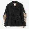 Dames Trenchcoats Jassen Wol Bovenkleding Riem 2024 Blends Parka's Mode Jas Psychic Elements Overjas Dames Casual Dameskleding 4-kleuren 3AVD