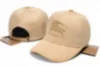 Nowy projektant Mens Hat Womens Baseball Cap Bawełniane czapki Letter Sappback Sunshade Sport Haftowe czapki plażowe D-1