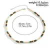 Multi Color Small Wood Beads Chains Necklace for Men Trendy Beaded Collar on Neck Accessories Short Choker 2023 Fashion Jewelry