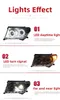 Toyota için Araba Işığı 2007-20 15 Far Montajı Land Cruiser Modifiye LED Günlük Çalışma Işık Akışı Dönüş Sinyali