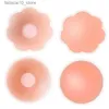 Borst Pad 4 Stuks Siliconen Nipple Cover Herbruikbare Vrouwen Borst Bloemblaadjes Lift Onzichtbare Pasteitjes Beha Padding Borst Stickers Boob Pads zelfklevend Q230914