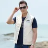 Men's Vests 202 Bruce Shark Thin Cotton Inner Vest Top Quality Embroidery Coat Loose Fashion Casual Big Size 4XL Men Outerwear 230914