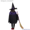 Cape femme Halloween costumes pour enfants casquettes de sorcières pour filles COSPLA9.13xq L230914