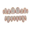 Grillz Dental Grills Hip Hop Teeth Tooth Grillz Copper Zircon Crystal Halloween Jewelry Gift Whole For Rap Rapper Me5413528 Drop De Otufg