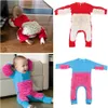 Clothing Sets Baby Romper born Clothes Crawling Jumpsuit Infant Kids Cleaning Mop Suit Costume Floors Long Sleeves Climbing Cloth 230914