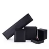 Jewelry Boxes Box Necklace Bracelet Rings Pu Packaging Display Cases Gifts Storage Organizer Holder Square Drop Delivery Packing Dh95K