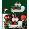 Le più nuove decorazioni natalizie Ornamento natalizio Pendenti pupazzo di neve di Natale con maschera per il viso Albero di Natale fai da te Festa in famiglia Regalo carino 9000 7000