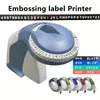 Machine de création d'étiquettes de gaufrage Aive : imprimante 3D portable avec 3 rouleaux de rubans de gaufrage - Parfaite pour l'étiquetage de bricolage de l'organisation du bureau à domicile !