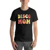 Herrtankstoppar disco mamma t-shirt tee skjorta kort anpassade t skjortor tungvikt svart för män