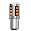 Luci di emergenza per auto 2 pezzi 1157 P21 / 4W Bay15D 15 Smd 3030 Lampada di coda a LED Indicatori di direzione Freno motore Bb Luce di marcia diurna Rosso Bianco Dro Dhlzu