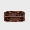 Cosmetic Bags Cases Fashion Satin Insert Bag for Handbag 26 30 34 Purse Organizer Insert Tote Shaper Perfect Accessories for Your Bag 230914