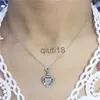 قلادة قلادة Huitan Women Style Style Necklace مع الحب مكعب الزركونيا أنثى أنثى للحفلات 2023 المجوهرات العصرية X0913