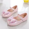 Sneakers Girls Nasual Shoes Princess Baby Sequin Bow Flate Flash