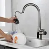 Robinets de cuisine Équipement de robinet d'eau moderne et froide Ajustez avec précision la température Les lumières LED indiquent la température.