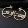 Various new styles gold Stud Earring Letter C Logo brand Woman Earing Designer Luxury ccity Jewelry crystal pearl Hoop Earrings 398