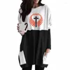 Women's Hoodies Autumn And Winter Fashion 3D Cross Faith Long Sleeve Round Neck Sweatshirt Loose Street Retro Versatile Pullover