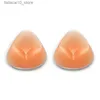 Bröstplattkvinnor BRA INSERT PAD BRA CUP Tjockare bröst Push Up Silicone Pads Nipple Cover Stickers Bikini Inserts undies Intimates Q230914