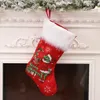 Decorazioni di buon Natale Peluche Calze di Natale L'albero si blocca Ornamenti per sacchetti regalo di caramelle Regali di Natale Felice anno nuovo