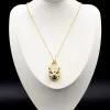 New Designer Three-dimensional Tiger Head Necklace Pendant Retro Men and Women Fashion Trend Adjustable G239149PE-3