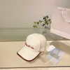 23ss carta bordada chapéus moda casquette para menina diamante incrustado logotipo emblema boné de beisebol para mulheres incluindo caixa presente preferido