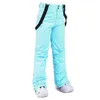 Skiing Pants Ski Women Thicken Windproof Waterproof Winter Snow Outdoor Sports Snowboarding Warm Breathable Overalls Plus Size