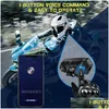 오토바이 인터콤 오리지널 FODSPORTS M1S PRO HELMET BLUETOOTH 헤드셋 8 라이더 2000M Voice Commond Group Intercomunicador Moto Drop DHGUB