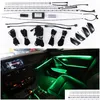 Decorative Lights For 5 Series F10 F11 F18 2010- 9-Color Matic Conversion Car Neon Interior Door Ambient Light Lighting1 Drop Delivery Dhlgi