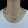 Pendanthalsband Cursive 26 Inledande bokstav Pendant Necklace Micro Pave 5A Cubic Zirconia CZ Alphabet Name SMYELLT X0913