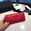 Klassische Luxus -Modemarke Brieftasche Vintage Lady Brown Leder Handtasche Designer -Ketten -Umhängetasche mit Schachtel Großhandel