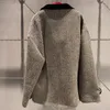 Frauen Designer -Anzüge Blazers Jacke Mantel Kleidung Frühling Herbst Neu veröffentlicht Retro Color Contrast Top M131