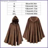 Women's Cape Hoodie Cape för män Hooded Cloak för Cosplay Costume Halloween Costume For Men Women For Nightclub Stage Shuo2SG L230914