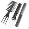 Brosses à cheveux Tamax Cb001 10 pièces/ensemble brosse professionnelle peigne Salon antistatique peignes brosse à cheveux soins de coiffure outils de coiffure Drop Deli DH7Gx