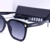 Luxus Designer Frauen Sonnenbrille Mode Goggle Mischfarbe Sonnenbrille Unisex Casual Goldene Buchstaben Vollformat Brille Polarisierende Adumbral
