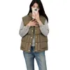 Dames donsparka's Designer herfst winter donsjack Dames high-end nieuw donsjack vest met vest lederen versieringen J7AZ