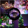 LED Strings String Lights 5V USB Alimenté 50 100 200 LED Guirlande Éclairage De Noël Festival En Plein Air Décoration De Fête Livraison Directe Ho Dhx7Y