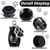 Dog Carrier Pet Urn Keychain Cylindrical Shape Key Chain For Ashes Keepsake Cat Cremation Products