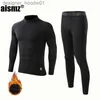 Mens Thermal Underwear Mens Tracksuits Aismz Winter Thermal Underwear Boy Men Warme