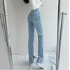 Jeans para mujer Zoki Vintage Mujeres Primavera Cintura Alta Recta Coreana Damas Pantalones Causal Novio Algodón Estilo Europeo y Americano