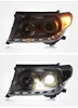 Toyota için Araba Işığı 2007-20 15 Far Montajı Land Cruiser Modifiye LED Günlük Çalışma Işık Akışı Dönüş Sinyali