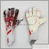 Gants de sport Gants de sport 2022 Nouveau gardien de but Protection des doigts Professionnel Hommes Football Adts Enfants Plus épais Gardien de but Gant de football Drop Dhvz4