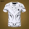 Ny stil Phillip Plain Men T Shirts Designer PP Skull Diamond T Shirt Kort ärm Dollar Brown Bear Brand Tee High Quality Skulls T Shirt Tops PF88411