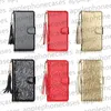 Luxury Flip Leather Phone Case Designer iPhone Case Card Slot for Apple iPhone 14 13 Pro Max 12 11 14Plus 14promax Xs XR Brand Embossing Wallet Mobile Cover Tassels