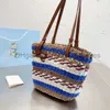 Totes Luxo Grande Totes Sacos de Compras Dobre Straw Weave Bolsas Designers Ombro Crossbody Bag Casual Famoso Bolsas Beach Bag6blieberryeyes