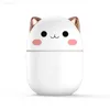 Umidificatori 250ml Cute Cat Umidificatore ad ultrasuoni Diffusore di oli essenziali per la casa Camera da letto Auto con diffusore di aromi colorato di luce notturna L230914