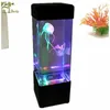 Night Lights Jellyfish Tank Light Aquarium Style LED Lamp Sensory Autism Desk Dropshiping