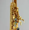 Eastern Music rose copper gold lacquer straight soprano saxophone with G key