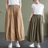 Women's Pants s Japanese Korea Safari Style Cargo High Waist Fashion Women Summer Autumn Casual Wide Leg Culotte Lady Work 230914